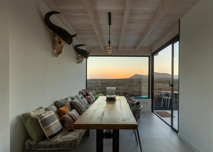 빌라 Calderon Hondo. Design , Views And Pool Lajares-corralejo *